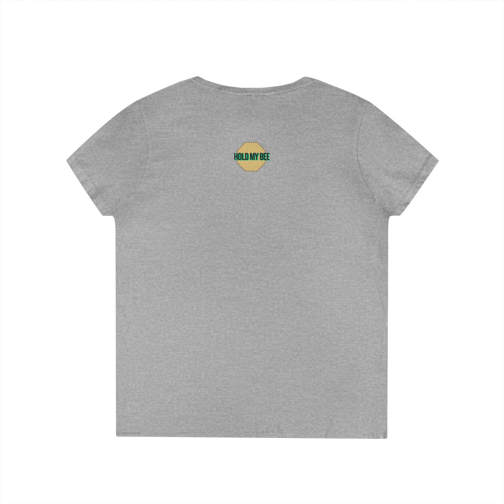 Do It For The Podcast Ladies' V-Neck T-Shirt – Colorful Wavy Logo Tee