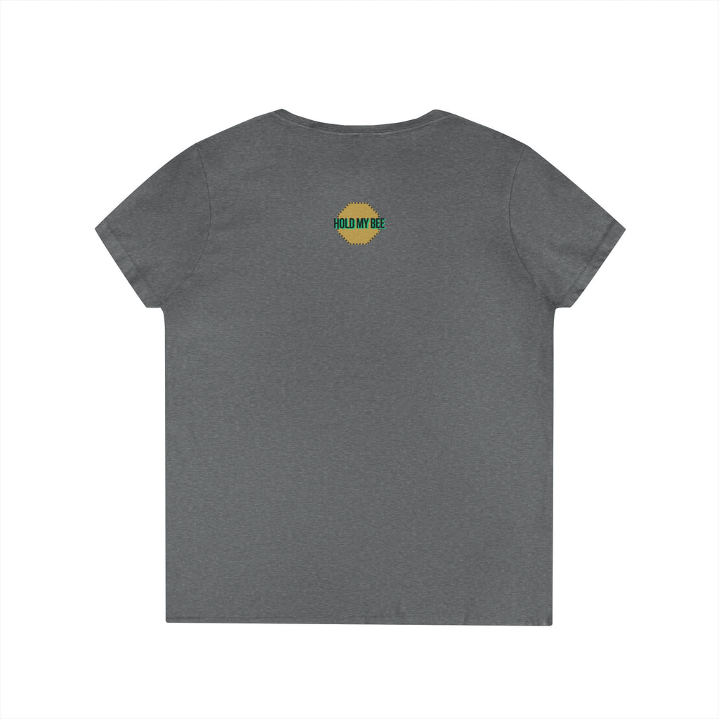 Do It For The Podcast Ladies' V-Neck T-Shirt – Colorful Wavy Logo Tee