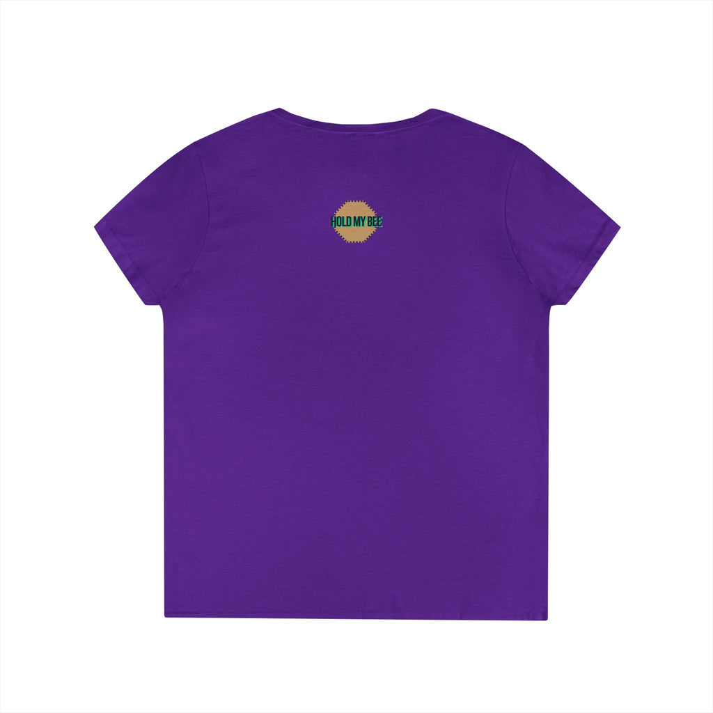 Do It For The Podcast Ladies' V-Neck T-Shirt – Colorful Wavy Logo Tee