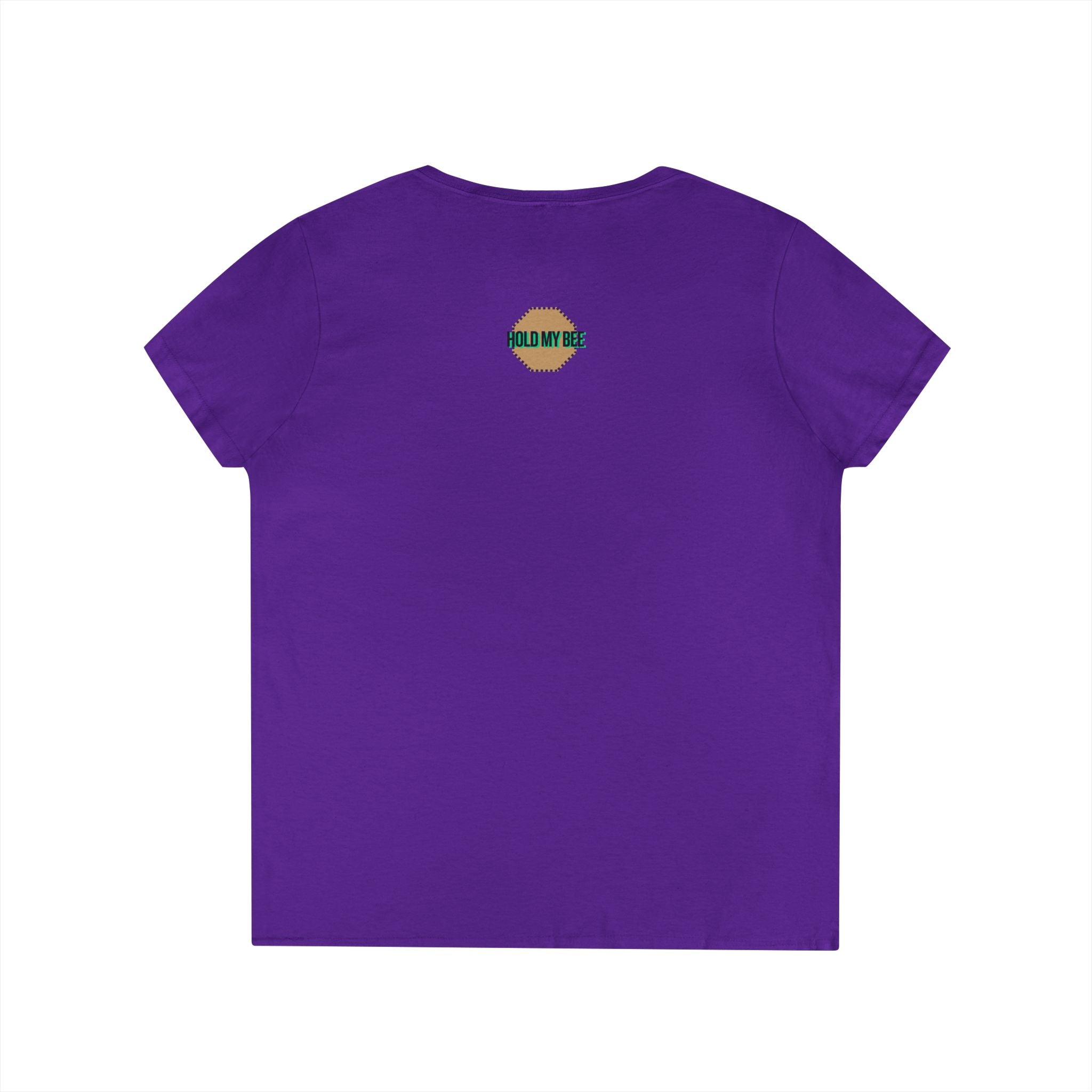 Do It For The Podcast Ladies' V-Neck T-Shirt – Colorful Wavy Logo Tee