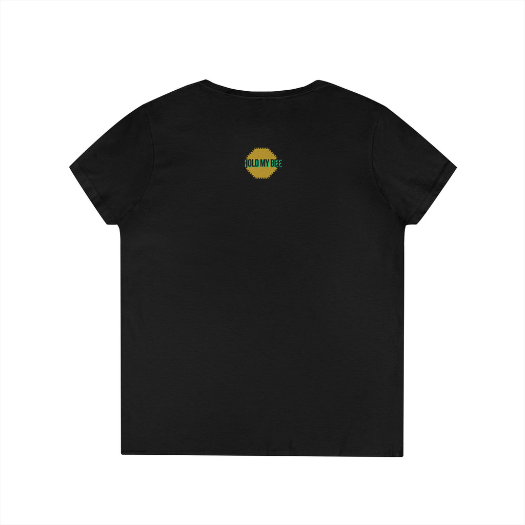 Do It For The Podcast Ladies' V-Neck T-Shirt – Colorful Wavy Logo Tee