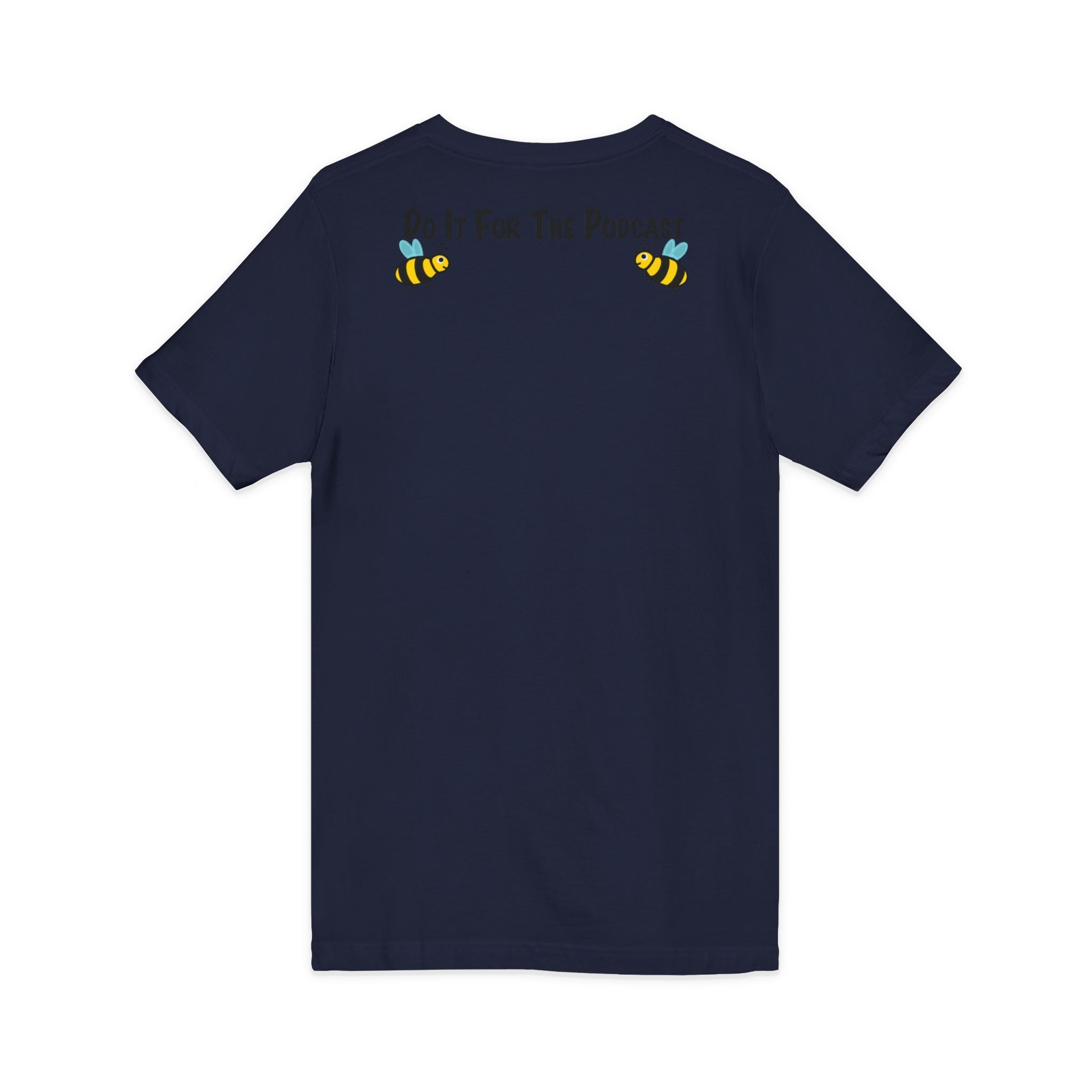 V-Neck T-Shirt — "Kiss My Bee" Cocktail Tee (Do It For The Podcast)