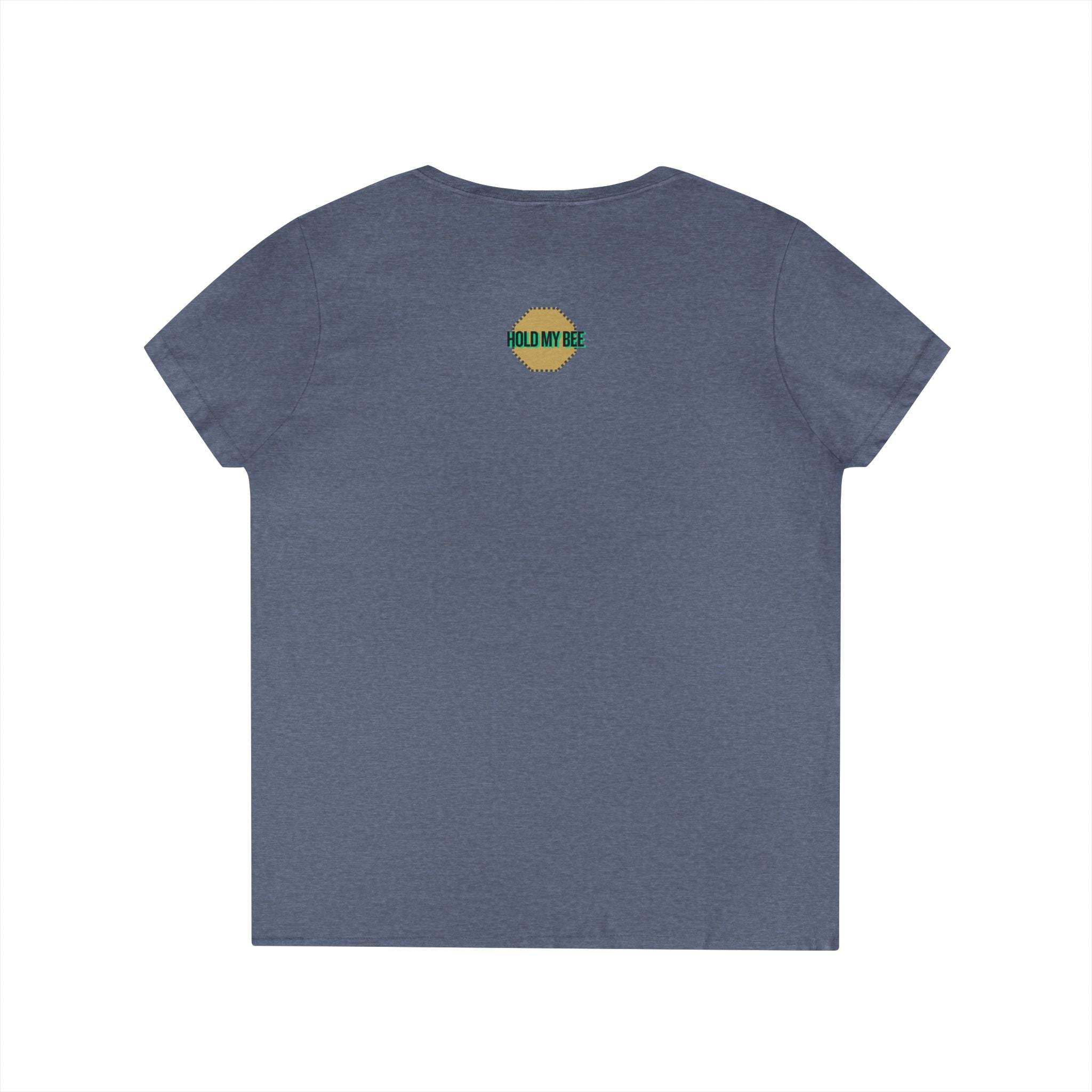 Do It For The Podcast Ladies' V-Neck T-Shirt – Colorful Wavy Logo Tee