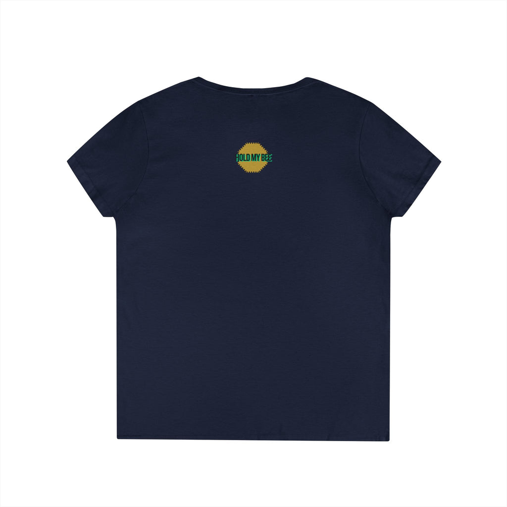 Do It For The Podcast Ladies' V-Neck T-Shirt – Colorful Wavy Logo Tee