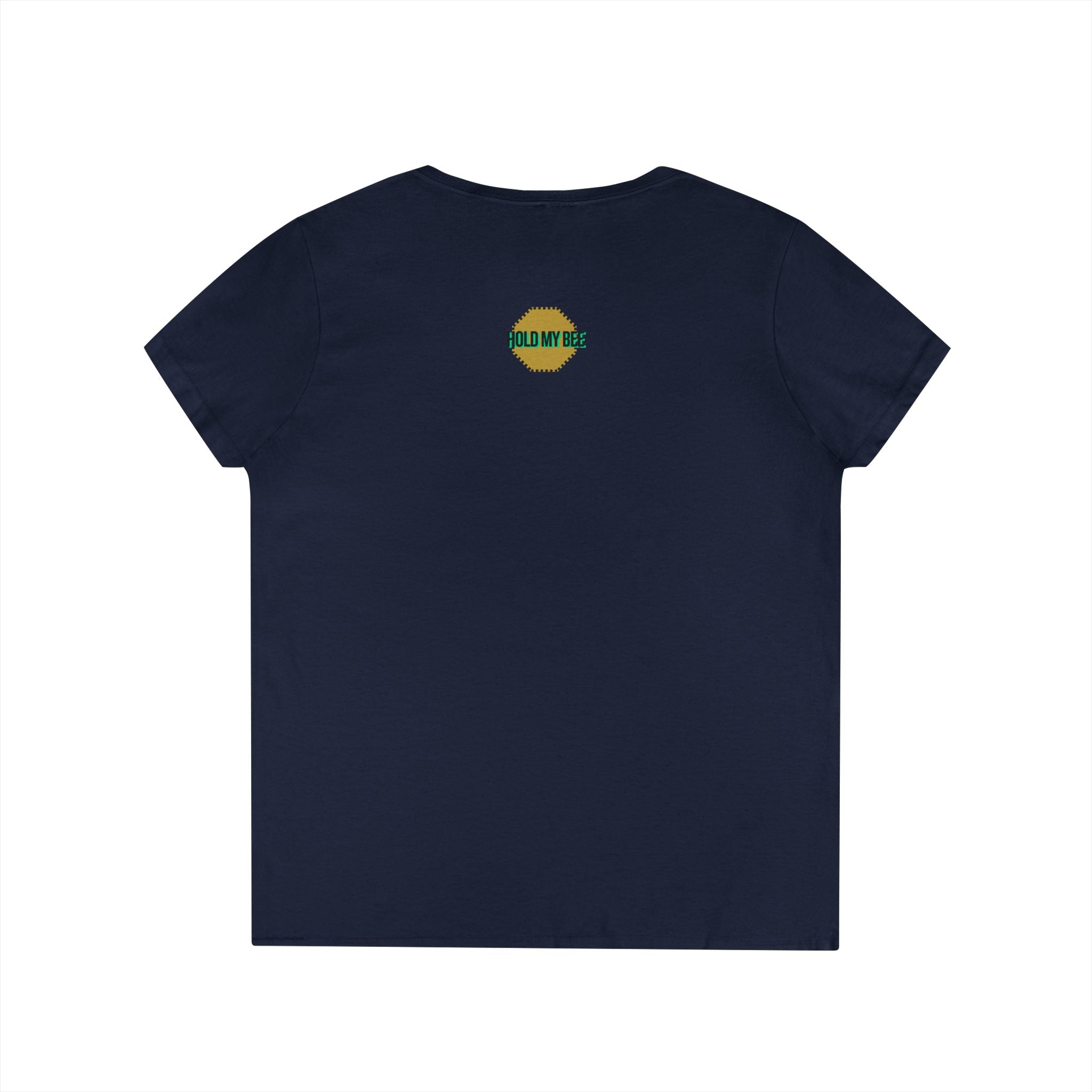 Do It For The Podcast Ladies' V-Neck T-Shirt – Colorful Wavy Logo Tee